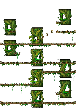 Minimap of Downstairs at the Forest