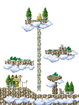 Minimap of Garden of Darkness II