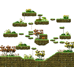 Minimap of Hunting Ground Middle of the Forest II
