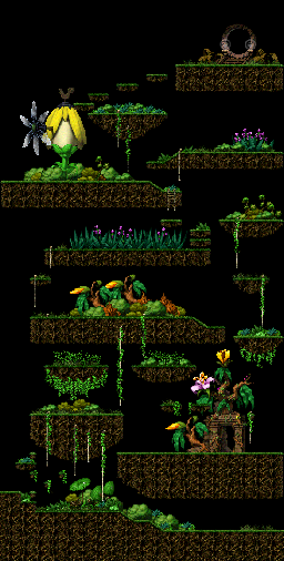 Minimap of Swampy Land in a Deep Forest
