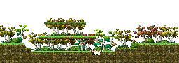 Minimap of The Blue Mushroom Forest