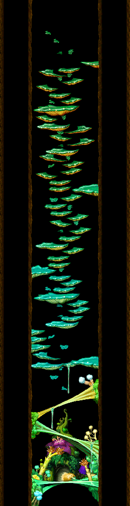 Minimap of The Tree Tunnel At the Forest Up North