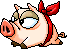 Ribbon Pig sprite